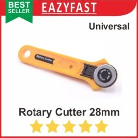 Rotary Cutter 28mm Kecil Kain Kulit Kertas Vinyl Film Pisau Roda Putar