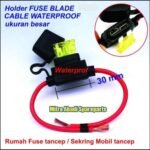 Kabel Holder Fuse Blade Besar Tancap 19mm Housing Dudukan Motor Mobil - Image 3