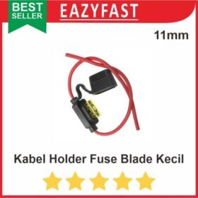 Kabel Holder Fuse Blade Kecil Tancap 11mm Housing Dudukan Motor Mobil