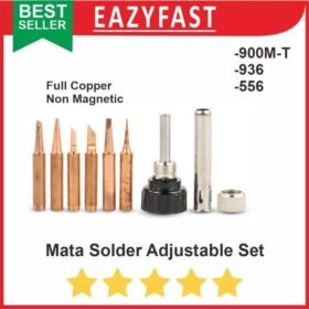 Mata Solder Adjustable 80W 6 Bentuk Lancip Rata Datar 80 Watt 900M Tip