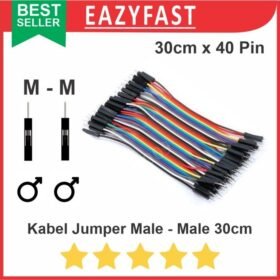 Kabel Jumper Male to Male 30cm 30 cm 40p 40 Pin Pcs Arduino Dupont