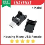 Micro USB 2.0 Socket Connector Male DIY Soket Mikro Kosong Konektor 5P