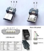 Micro USB 2.0 Socket Connector Male DIY Soket Mikro Kosong Konektor 5P - Image 3