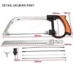 Gergaji U Serbaguna Multifungsi Magic Saw Set 3 Way Set Besi Kayu Pipa - Image 2