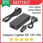 Adaptor DC 12V 10A Lighter Mobil Car Port Jack Socket