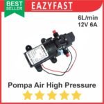 Pompa Air High Pressure Water Pump 12V 6A 6L/min Semprotan Cuci Motor