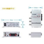 Ampli Mini Power Amplifier Speaker Aktif Stereo 20W Super Bass Boost - Image 4