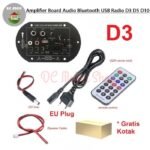 Kit Amplifier Board D30K 2x35W MP3 USB Bluetooth FM Karaoke Ampli Box - Image 2
