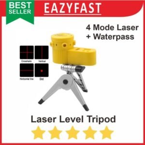 Laser Level Siku Leveler Tripod Waterpass Pasekon Sekon Garis Tukang