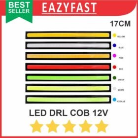 Lampu LED Strip DRL COB Neon Plasma Mobil Motor Waterproof 17cm 12V