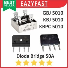 Dioda Kiprok Bridge 50A 50 A Ampere Diode Rectifier GBJ5010 KBJ5010 KBPC5010 Jembatan Penyearah AC DC Sisir Meja Kotak KBU KBP KBJ KBL GBU GBJ KBPC 5010