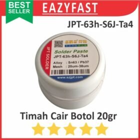 Timah Cair Pasta Botol 20gr JPT Solder Paste Tin Hot Air Blower Uap Soldering IC SMD PCB HP JPT Spet
