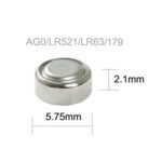 Baterai LR521 AG0 379 1.5v Jam Tangan Kancing Coin Button Battery Cell - Image 3