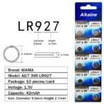Baterai LR927 AG7 395 1.55v Jam Tangan Kancing Coin Button Battery - Image 2