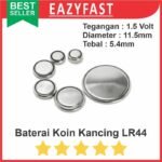 Baterai LR44 Kancing Jam Tangan 1.55v Alkaline Cell Battery Batere