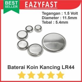 Baterai LR44 Kancing Jam Tangan 1.55v Alkaline Cell Battery Batere