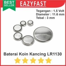 Baterai LR1130 AG10 189 1.55v Jam Tangan Kancing Coin Button Battery