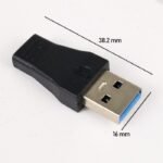 Converter Adapter USB Type C to USB 3.0 Type A OTG Data Fast Charge PD Cable Kabel Konverter Universal - Image 3