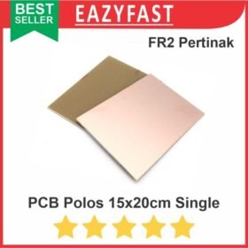 PCB Polos 10x15 10x15cm Single Layer Side Sisi Papan Pertinak FR2