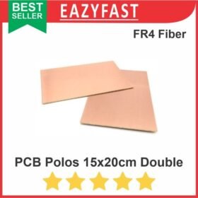 PCB Polos 15x20 15x20cm Double Dual Layer Side Sisi Papan FR4 Fiber