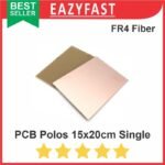 PCB Polos 15x20 15x20cm Single Layer Side Sisi Papan FR4 Fiber