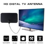 Antenna TV Digital HDTV DVB-T2 Slim Flat Antena Indoor Tempel VHF UHF - Image 2