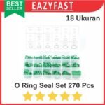 O Ring Hijau Oring mm Set Pack 270 Pcs Karet Seal Rubber Gasket Washer