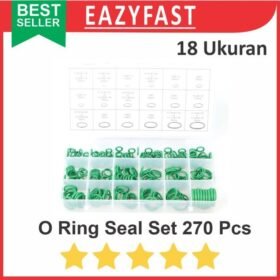 O Ring Hijau Oring mm Set Pack 270 Pcs Karet Seal Rubber Gasket Washer