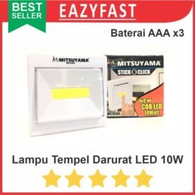 Lampu Tempel LED Mitsuyama Sentuh Emergency Darurat Kolong Laci Lemari