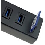 USB Hub 2.0 3 Port Combo Card Reader MicroSD SD SDHC TF Card 80cm - Image 3