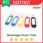 Gantungan Kunci Keychain Key Ring Name Tag Tulis Nama Label Loker