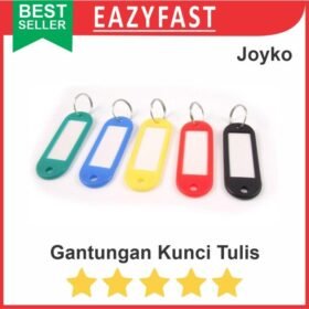 Gantungan Kunci Keychain Key Ring Name Tag Tulis Nama Label Loker