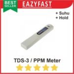 TDS PPM Meter Konsentrasi Kualitas Air Nutrisi Hidroponik + Suhu Hold