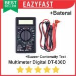 Multimeter Digital DT-830D Buzzer Beep Avo Volt Ampere Ohm Multi Meter