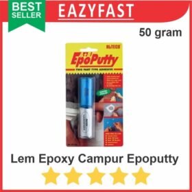 Lem Epoxy Campur Alteco EpoPutty Epo Putty Dempul Besi Tambal 50g