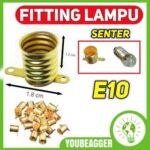 Fitting Holder Lampu Senter Mini e10 10mm Dudukan Bohlam LED - Image 2