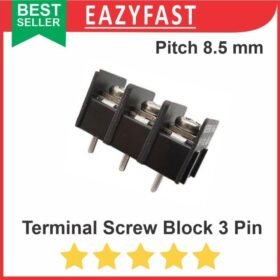 Terminal Screw Block 8.5mm 3 Pin Kaki 3P Pitch 8.5 mm PCB Skrup Kabel