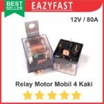 Relay Motor Mobil 4P 4 Kaki Pin P 12V 12 V Riley Rilei Klakson Lampu