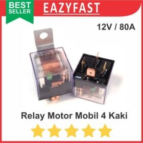 Relay Motor Mobil 4P 4 Kaki Pin P 12V 12 V Riley Rilei Klakson Lampu