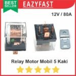 Relay Motor Mobil 5P 5 Kaki Pin P 12V 12 V Riley Rilei Klakson Lampu
