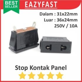 Stop Kontak Tanam Panel Box Socket Soket AC Power Outlet Colok Steker