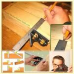 Penggaris Siku L + Waterpass Level sudut 90 45 Derajat Stainless 30cm - Image 5