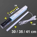 Lampu Meja Baca Neon LED Strip USB 40cm Portable Magnet Tempel 5V DC - Image 3