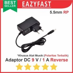 Adaptor DC 9V 1A 9 V Volt Efek Gitar Alat Musik PSU Power Supply Trafo