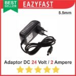 Adaptor DC 24V 2A 5.5mm 24 V Volt 2 A Ampere PSU Power Supply Trafo