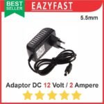 Adaptor DC 12V 2A 5.5mm 12 V Volt 2 A Ampere PSU Power Supply Trafo