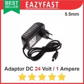 Adaptor DC 24V 1A 5.5mm 24 V Volt 1 A Ampere PSU Power Supply Trafo