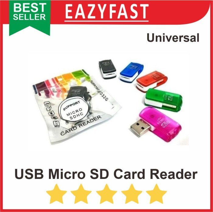 ginee_20241220170027472_8350399419.jpeg Card Reader CardReader MicroSD Micro SD PC USB - Image 1