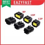 Konektor AMP 2p 2 Pin Kaki Waterproof Connector Anti Air Socket Kabel - Image 3