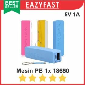 Modul Casing Mesin PB Powerbank 1x 18650 Baterai Laptop 5V 1A DIY Box
